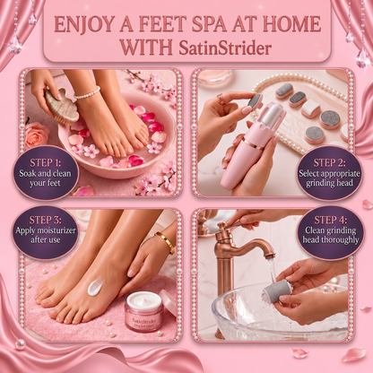 SatinStrider Professional Foot Renewal System