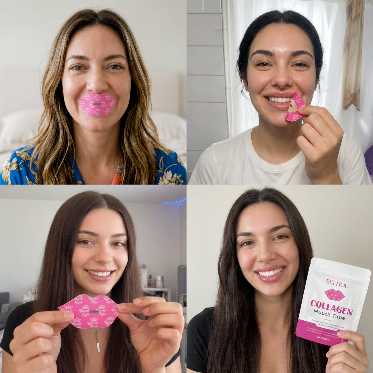 Sultry Lips Mouth Tape – Collagen Moisturizing Plump Lip Patches