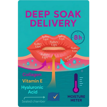 Sultry Lips Mouth Tape – Collagen Moisturizing Plump Lip Patches