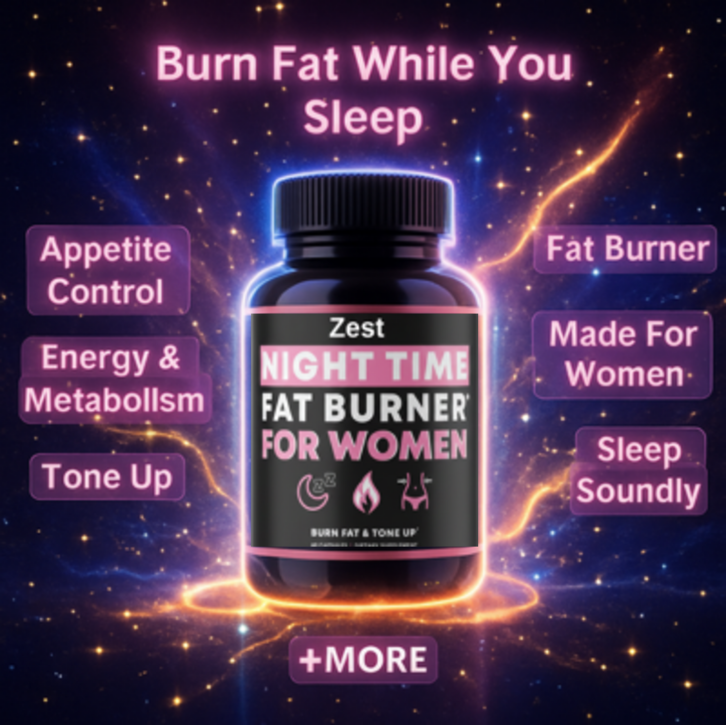 ZEST Nighttime Fat Burner for Women